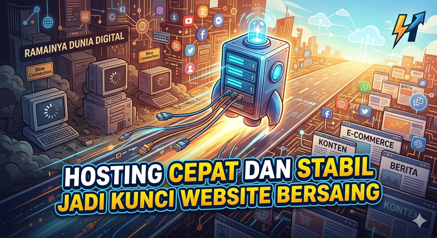 Hosting Cepat dan Stabil Jadi Kunci Website Bersaing